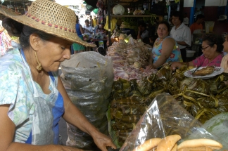 Iquitos Marktstand