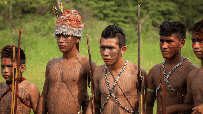 Munduruku wehren sich gegen Staudamm
